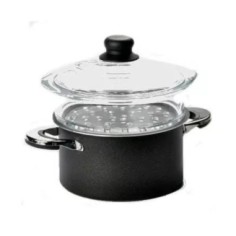 Cacerola de aluminio Antihaderente Vaporiera Pyrex Marmicoc