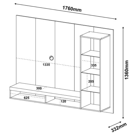 Marco de tv Bulk Savana 19.180