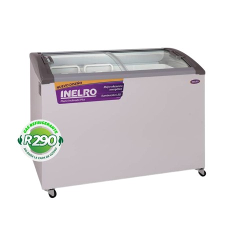 Freezer Inelro FIH-350PI PLUS Vidrio 279Lts