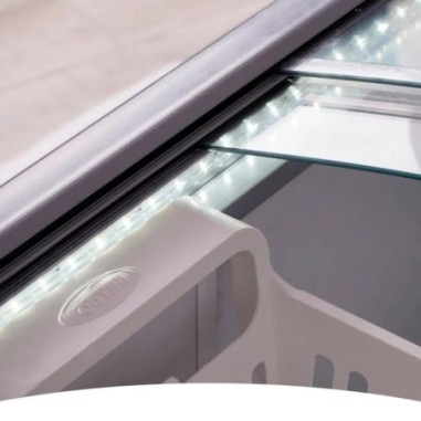 Freezer Inelro FIH-350PI PLUS Vidrio 279Lts