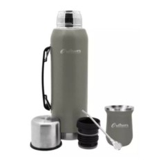 Combo Outdoor Termo, Mate y Bombilla Acero Inox 2