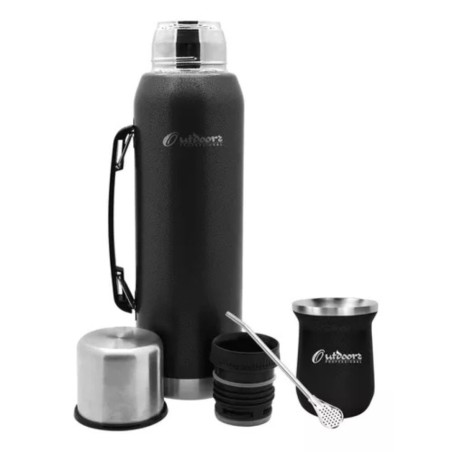 Combo Outdoor Termo, Mate y Bombilla Acero Inox Combo Outdoor Termo, Mate y Bombilla Acero Inox