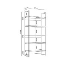 Biblioteca Estanteria Delos DST21 2