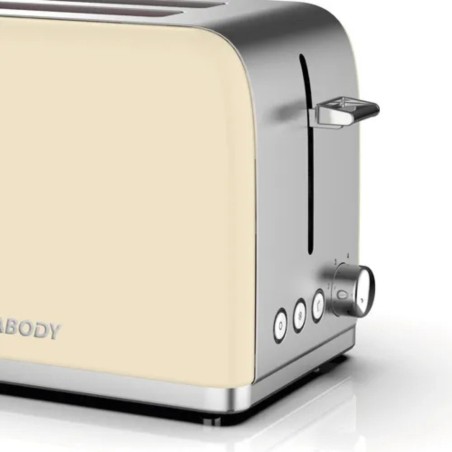 Tostadora Peabody Marfil y Acero