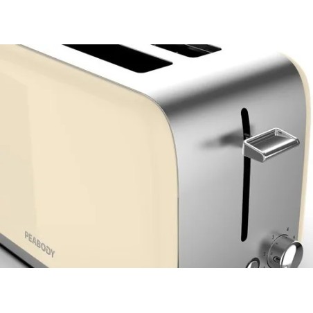 Tostadora Peabody Marfil y Acero