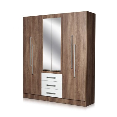 Placard Richezze Trio 6 Puertas 3 Cajones