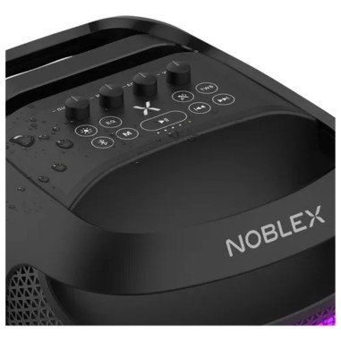 Parlante Portátil Noblex MNX-1600 5200W Karaoke Doble Woofer