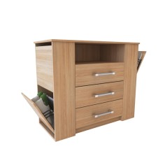 Comoda Delos DL261 3 Cajones C/Zapatero 2