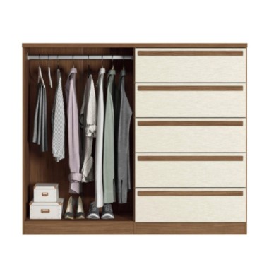 Comoda Otaño Malaga  2 Puertas 5 Cajones