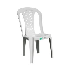 Silla Plastica NR Living Blanca