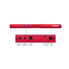 Teclado Casio CT-200SRD 2