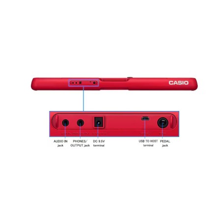 Teclado Casio CT-200SRD