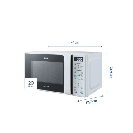 Microondas BGH B120DB20L 20Lts Digital