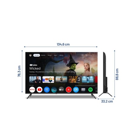 Smart tv 60'' BGH  B6026US6G UHD Google