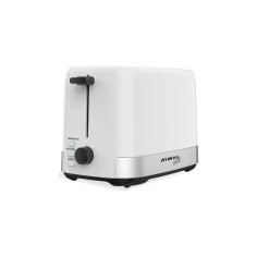 Tostadora Eléctrica Aiwa Blanca AWK-TO800B con 7 Niveles de Tostado 800W