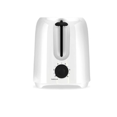Tostadora Eléctrica Aiwa Blanca AWK-TO800B con 7 Niveles de Tostado 800W