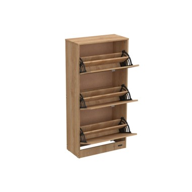 Zapatero Botinero 3 Puertas Mosconi Melamina (15 a 18 Pares)