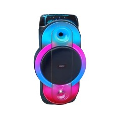 Parlante Portátil Kioto KT120 Crystal Bluetooth 12" 70W RMS + Micrófono Inalámbrico