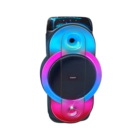 Parlante Portátil Kioto KT120 Crystal Bluetooth 12" 70W RMS + Micrófono Inalámbrico