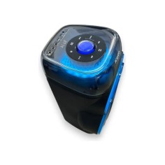 Parlante Portátil Kioto KT120 Crystal Bluetooth 12" 70W RMS + Micrófono Inalámbrico 2