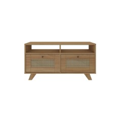 Mesa Ratona Centro Trama Bulk 11155 Roble Con Cajón