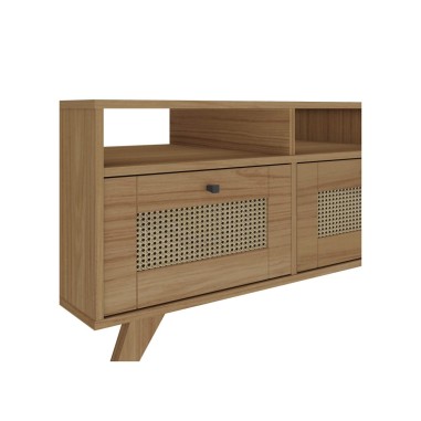 Mesa Ratona Centro Trama Bulk 11155 Roble Con Cajón