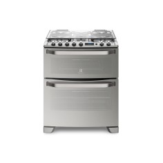 Cocina Electrolux 76DXR de Acero Inoxidable | Doble Horno 5 Hornallas