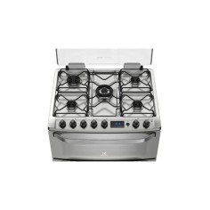 Cocina Electrolux 76DXR de Acero Inoxidable | Doble Horno 5 Hornallas 2
