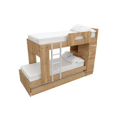 Cama Cucheta Gabinete  Triliche Mosconi 1 Gabinete 1 Cajon