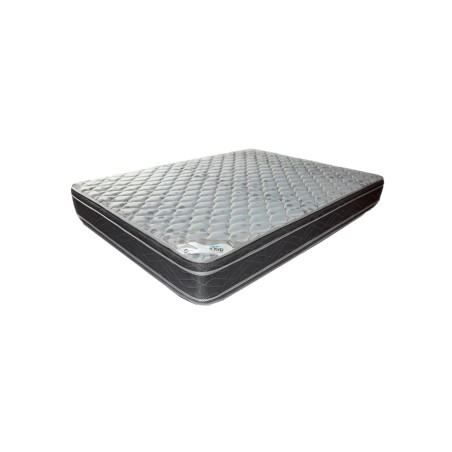 Colchon Queen Size Gani Silver Flex 1.60x2.00x25Cm | Espuma Alta Densidad