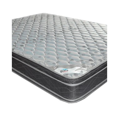 Colchon Queen Size Gani Silver Flex 1.60x2.00x25Cm | Espuma Alta Densidad