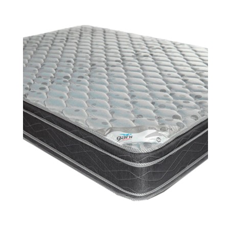 Colchon Queen Size Gani Silver Flex 1.60x2.00x25Cm | Espuma Alta Densidad