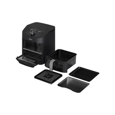 Freidora de Aire Midea AF-D211BAR1 11Lts Doble Canasto