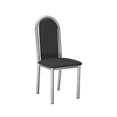 Silla de Comedor Dakot Roma - Caño Reforzado 1 1/2" Tapizada en Cuerina