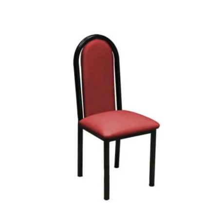 Silla de Comedor Dakot Roma - Caño Reforzado 1 1/2" Tapizada en Cuerina