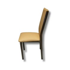 Silla de Comedor Dakot Tirea Caño 1 1/2" Tapizada en Cuerina 2