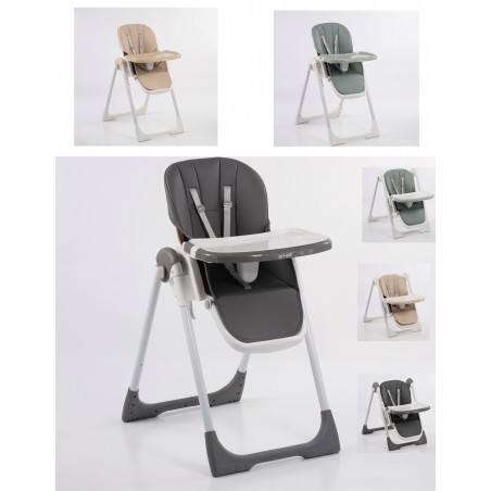 Silla de Comer Priori 3028 Lujo: Reclinable y 9 Alturas