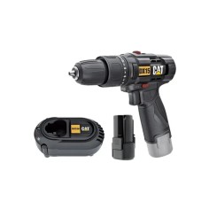 Taladro Atornillador Percutor Inalámbrico Caterpillar CAT DX15 de 12V