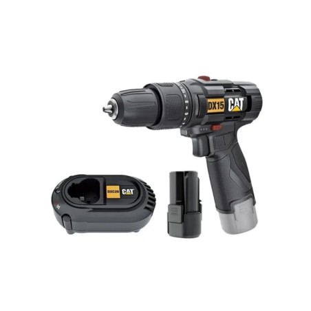 Taladro Atornillador Percutor Inalámbrico Caterpillar CAT DX15 de 12V