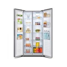 Heladera Side By Side Slim Hisense RS3N428NAD | No Frost 428L Inox 2