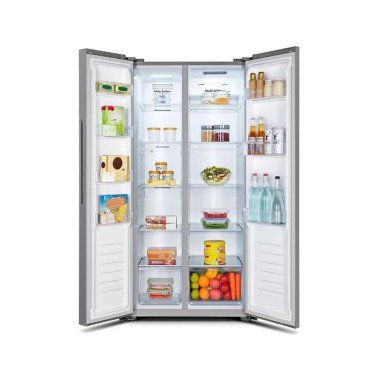 Heladera Side By Side Slim Hisense RS3N428NAD | No Frost 428L Inox