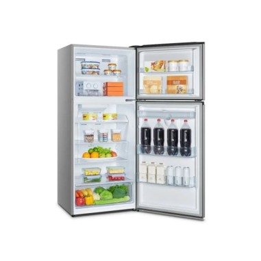 Heladera Hisense  RT3N375NMC  379Lts| No Frost  Inverter Con Dispenser Inox