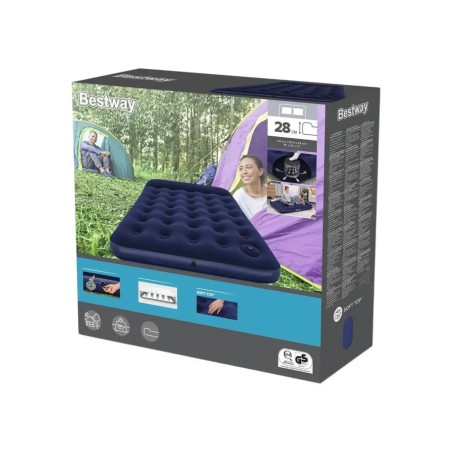 Colchón Inflable 2 Plazas Bestway 67225 | Con Inflador De Pie