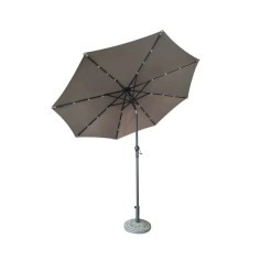 Sombrilla de Jardín Central Philco GBJHUM830WL 2.7m | Luz LED Solar Reclinable 2