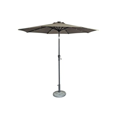 Sombrilla de Jardín Central Philco GBJHUM830WL 2.7m | Luz LED Solar Reclinable