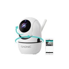 Cámara de Seguridad Interior Gadnic SX9 | Domo WiFi Motorizado Full HD 1080p