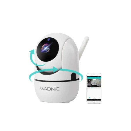 Cámara de Seguridad Interior Gadnic SX9 | Domo WiFi Motorizado Full HD 1080p