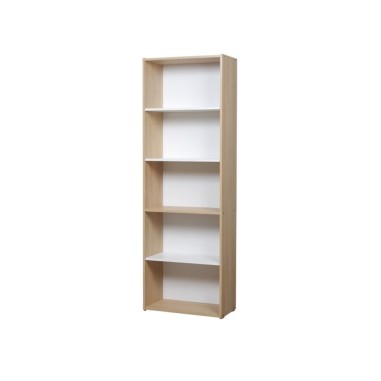 Biblioteca Ricchezze Mesina 5 Estantes 180x60x30 cm