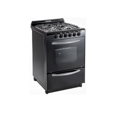 Cocina Domec 61805 CNUPV | Negra 56cm Multigas Símil Fundición