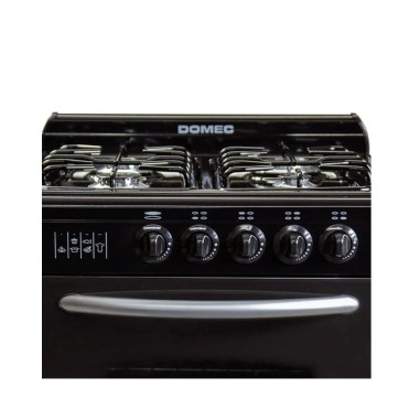 Cocina Domec 61805 CNUPV | Negra 56cm Multigas Símil Fundición